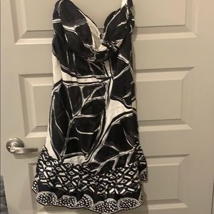 White House Black Market strapless dress